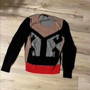 THML Men's Crewneck Sweater in Black, Gray, and Red